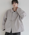 LILL（リル）の「ショート丈メルトンファイヤーマンブルゾン（ブルゾン・メンズ）」