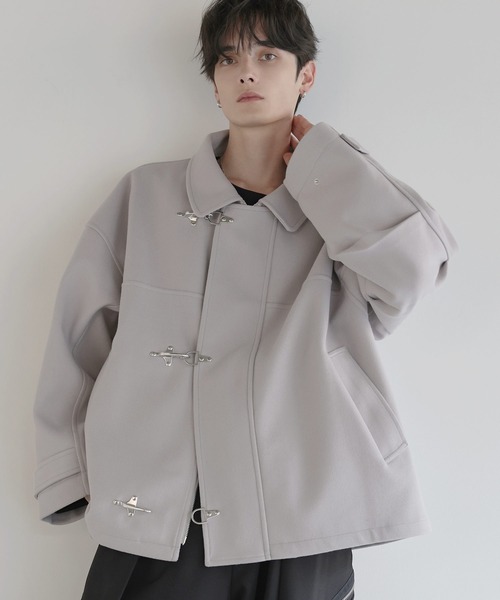 ショート丈メルトンファイヤーマンブルゾン（ブルゾン）｜LILL（リル