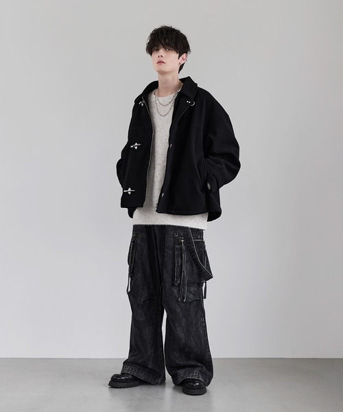 ショート丈メルトンファイヤーマンブルゾン（ブルゾン）｜LILL（リル