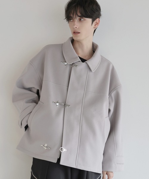 ショート丈メルトンファイヤーマンブルゾン（ブルゾン）｜LILL（リル