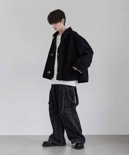 ショート丈メルトンファイヤーマンブルゾン（ブルゾン）｜LILL（リル