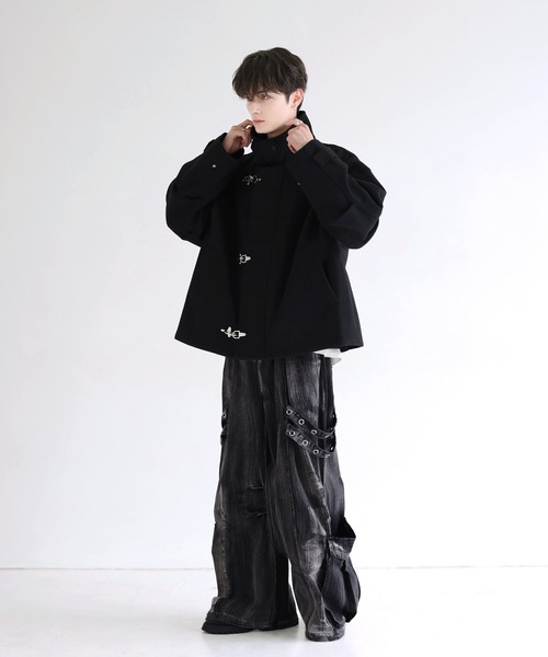 LILL（リル）の「ショート丈メルトンファイヤーマンブルゾン（ブルゾン
