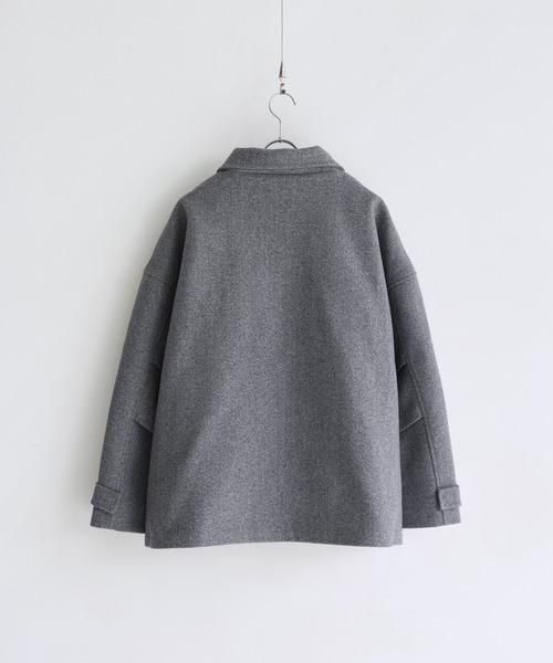 LILL（リル）の「ショート丈メルトンファイヤーマンブルゾン（ブルゾン