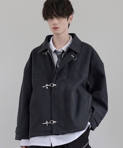 ショート丈メルトンファイヤーマンブルゾン（ブルゾン）｜LILL（リル