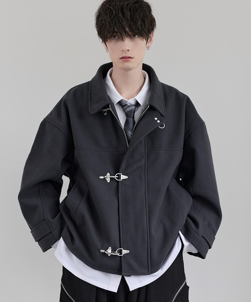 KTZ 短丈ブルゾン ショート丈メルトンファイヤーマンブルゾン（ブルゾン）｜LILL（リル