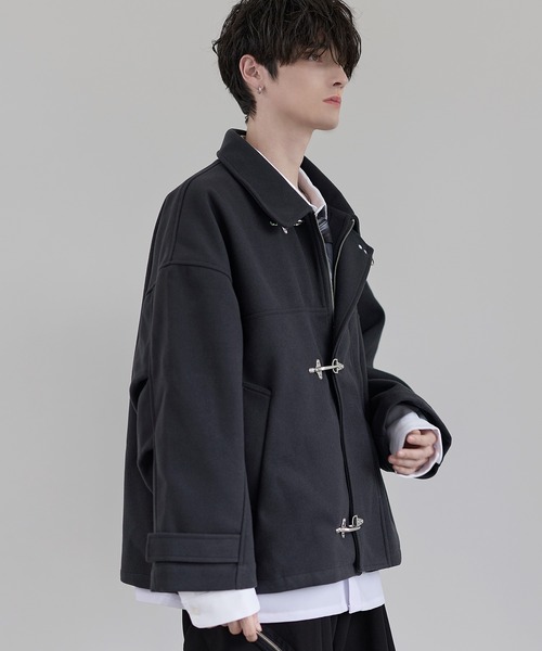 ショート丈メルトンファイヤーマンブルゾン（ブルゾン）｜LILL（リル