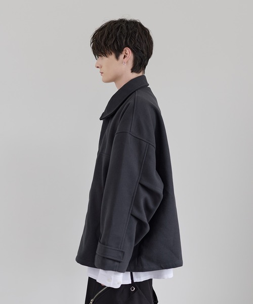 ショート丈メルトンファイヤーマンブルゾン（ブルゾン）｜LILL（リル