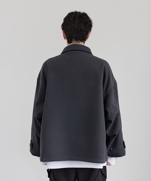 ショート丈メルトンファイヤーマンブルゾン（ブルゾン）｜LILL（リル