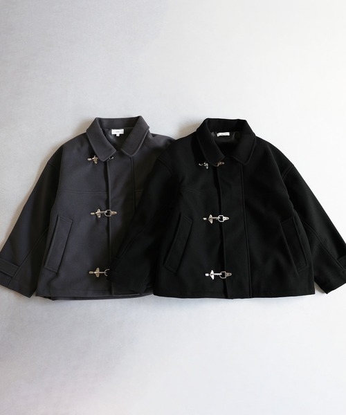 ショート丈メルトンファイヤーマンブルゾン（ブルゾン）｜LILL（リル