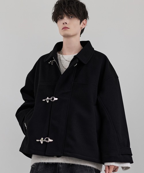 ショート丈メルトンファイヤーマンブルゾン（ブルゾン）｜LILL（リル