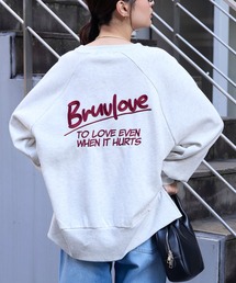 MONO-MART（モノマート）の「カレッジロゴ刺繍サイドスリット裏起毛オーバーサイズスウェット（スウェット）」