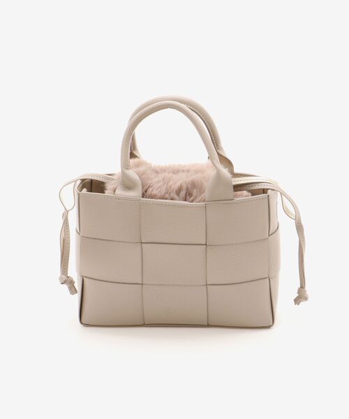 le.coeur blanc（ルクールブラン）の「PUメッシュ4WAYトート（トートバッグ・レディース・ブラック/ベージュ・FREE）」の18枚目の写真