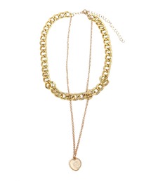 ANAP（アナップ）の「キヘイ チェーン × ハート チャーム ネックレス（ネックレス）」