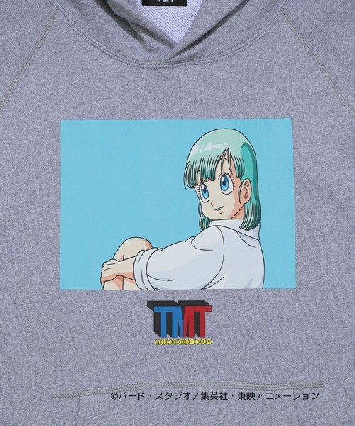 TMT（ティーエムティー）の「【TMT×ドラゴンボール】  パーカー（ブルマ）（パーカー・メンズ・トップグレー・MEDIUM/LARGE/X-LARGE/XX-LARGE）」の2枚目の写真
