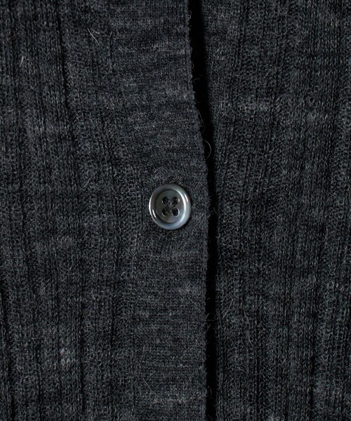 BEAUTY&YOUTH UNITED ARROWS（ビューティーアンドユースユナイテッドアローズ）の「アルパカブレンド ランダムリブカーディガン（カーディガン/ボレロ・レディース・ダークグレー/オリーブ/クリーム・FREE）」の5枚目の写真