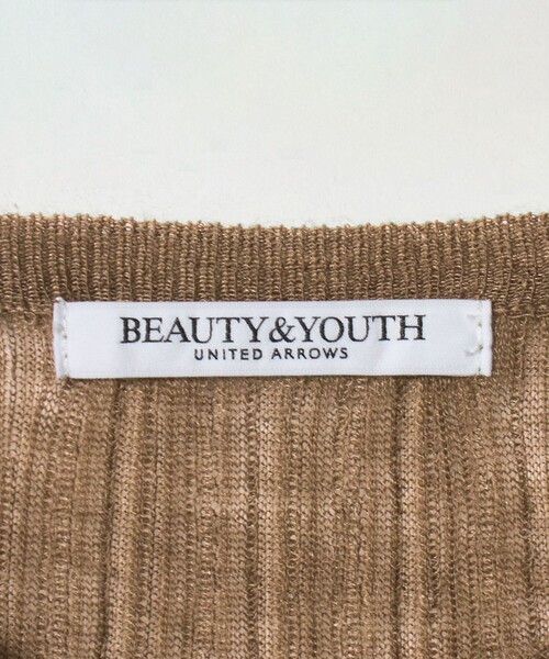 BEAUTY&YOUTH UNITED ARROWS（ビューティーアンドユースユナイテッドアローズ）の「アルパカブレンド ランダムリブカーディガン（カーディガン/ボレロ・レディース・ダークグレー/オリーブ/クリーム・FREE）」の19枚目の写真