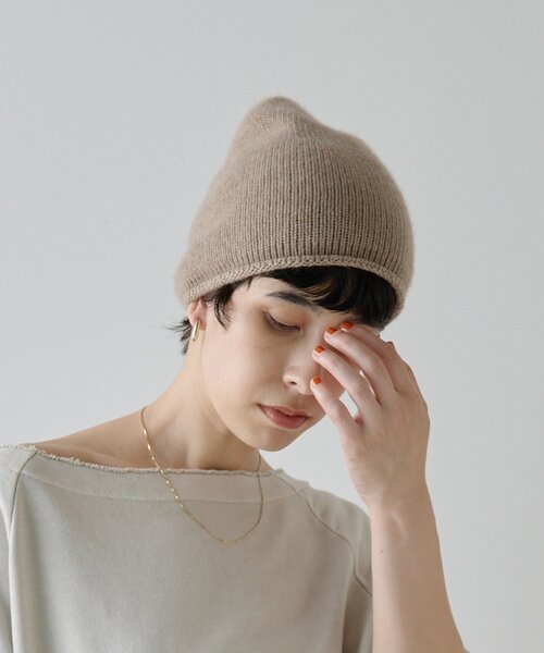 セール】【Hoaw.】カシミヤビーニー（ニットキャップ/ビーニー）｜Whim