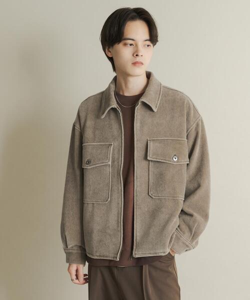 UENDER COVER ST/CツイルZIPブルゾン ヴィンテージツイルZIPブルゾン（ブルゾン）｜SENSE OF PLACE by URBAN