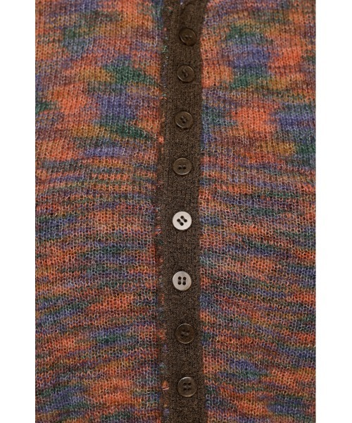 SLY(スライ)の「TWIN BLOOM KNIT C/D ツイン ブルーム ニット カーディガン 秋服 冬服(カーディガン/ボレロ・レディース・ベージュ/ブラウン/ピンク・FREE)」の10枚目の写真