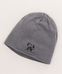 新品未使用✨CA4LA　カシラ　サマーニット帽　ロゴ入りシングルニット　グレー 新品未使用✨CA4LA カシラ サマーニット帽 ロゴ入りシングル