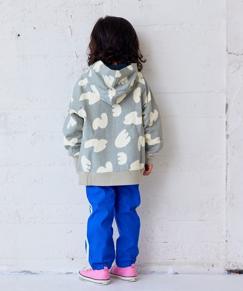 MARKEY'S（マーキーズ）の「ソウガラパーカー（スウェット・キッズ・ライトグリーン/ラベンダー/グレー/オフホワイト・80/90/95/100/110/120/130/140/150）」の21枚目の写真