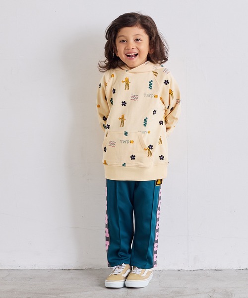 MARKEY'S（マーキーズ）の「ソウガラパーカー（スウェット・キッズ・ライトグリーン/ラベンダー/グレー/オフホワイト・80/90/95/100/110/120/130/140/150）」の14枚目の写真