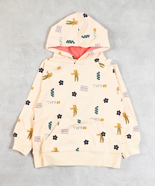 MARKEY'S（マーキーズ）の「ソウガラパーカー（スウェット・キッズ・ライトグリーン/ラベンダー/グレー/オフホワイト・80/90/95/100/110/120/130/140/150）」の9枚目の写真