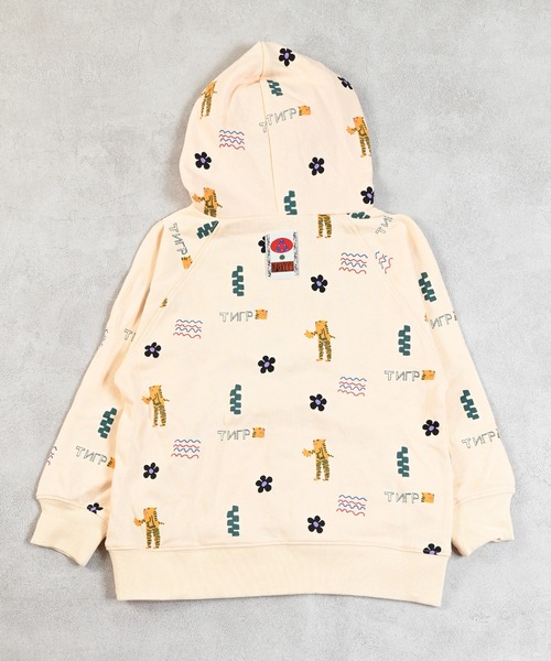 MARKEY'S（マーキーズ）の「ソウガラパーカー（スウェット・キッズ・ライトグリーン/ラベンダー/グレー/オフホワイト・80/90/95/100/110/120/130/140/150）」の7枚目の写真