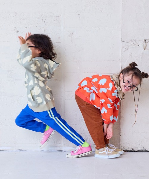 MARKEY'S（マーキーズ）の「ソウガラパーカー（スウェット・キッズ・ライトグリーン/ラベンダー/グレー/オフホワイト・80/90/95/100/110/120/130/140/150）」の12枚目の写真