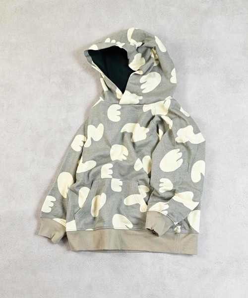 MARKEY'S（マーキーズ）の「ソウガラパーカー（スウェット・キッズ・ライトグリーン/ラベンダー/グレー/オフホワイト・80/90/95/100/110/120/130/140/150）」の19枚目の写真