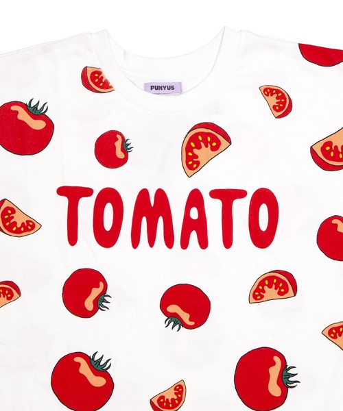 PUNYUS(プニュズ)の「【新サイズ】フード総柄スウェット(RENNYU・KIWI・TOMATO・FUGU)(スウェット・レディース・ブルー/レッド/グリーン/ブラック・3/4/5/1/2)」の9枚目の写真