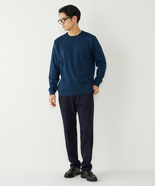 SHIPS Colors(シップス カラーズ)の「SHIPS Colors:ムリネ ジャージー イージー スラックス(セットアップ対応可能)(スラックス・メンズ・ネイビー/グレー・SMALL/MEDIUM/LARGE/X-LARGE)」の16枚目の写真