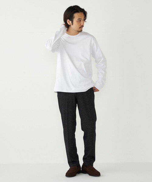SHIPS Colors(シップス カラーズ)の「SHIPS Colors:ムリネ ジャージー イージー スラックス(セットアップ対応可能)(スラックス・メンズ・ネイビー/グレー・SMALL/MEDIUM/LARGE/X-LARGE)」の12枚目の写真