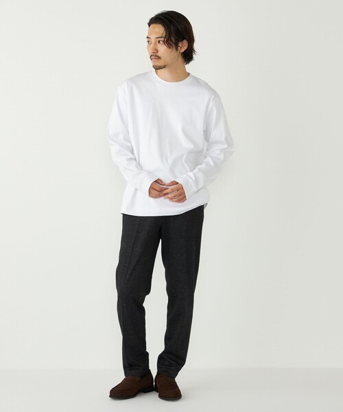 SHIPS Colors(シップス カラーズ)の「SHIPS Colors:ムリネ ジャージー イージー スラックス(セットアップ対応可能)(スラックス・メンズ・ネイビー/グレー・SMALL/MEDIUM/LARGE/X-LARGE)」の11枚目の写真