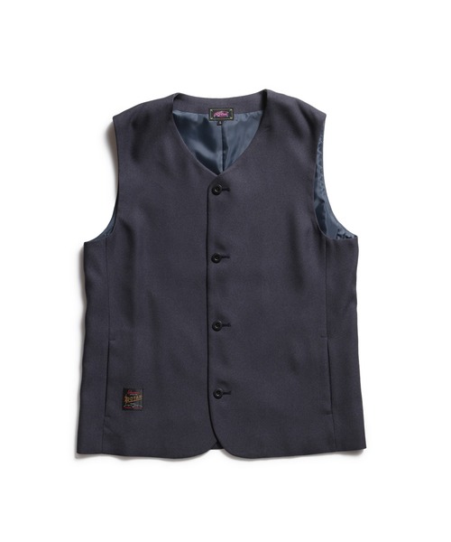 ROTAR(ローター)の「Staple Twill Vest(ベスト・メンズ・ブラック/ネイビー/グリーン・MEDIUM/LARGE/X-LARGE)」の1枚目の写真