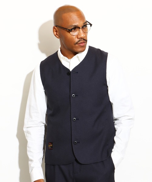 ROTAR(ローター)の「Staple Twill Vest(ベスト・メンズ・ブラック/ネイビー/グリーン・MEDIUM/LARGE/X-LARGE)」の5枚目の写真