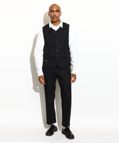 ROTAR(ローター)の「Staple Twill Vest(ベスト・メンズ・ブラック/ネイビー/グリーン・MEDIUM/LARGE/X-LARGE)」の6枚目の写真
