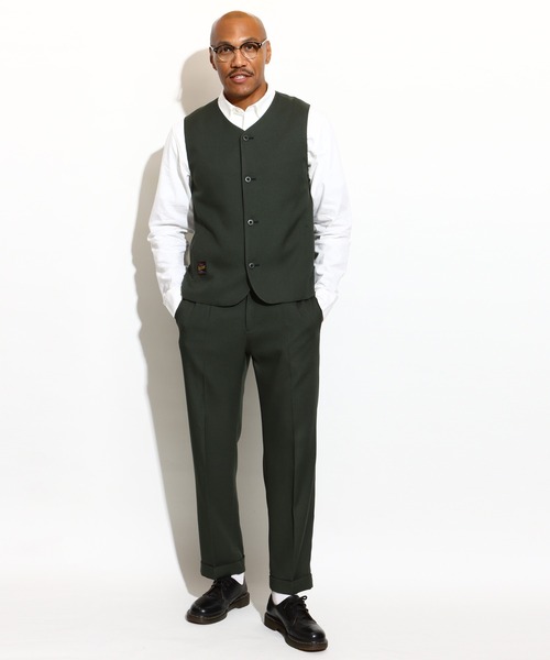 ROTAR(ローター)の「Staple Twill Vest(ベスト・メンズ・ブラック/ネイビー/グリーン・MEDIUM/LARGE/X-LARGE)」の8枚目の写真