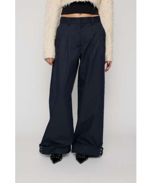 LAGUA GEM（ラグアジェム）の「EYELET TUCK パンツ（その他パンツ・レディース・ベージュ/ネイビー/バーガンディー・X-SMALL/SMALL/MEDIUM）」の11枚目の写真