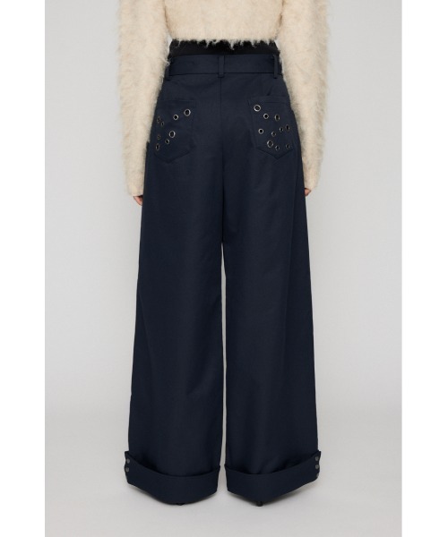 LAGUA GEM（ラグアジェム）の「EYELET TUCK パンツ（その他パンツ・レディース・ベージュ/ネイビー/バーガンディー・X-SMALL/SMALL/MEDIUM）」の15枚目の写真