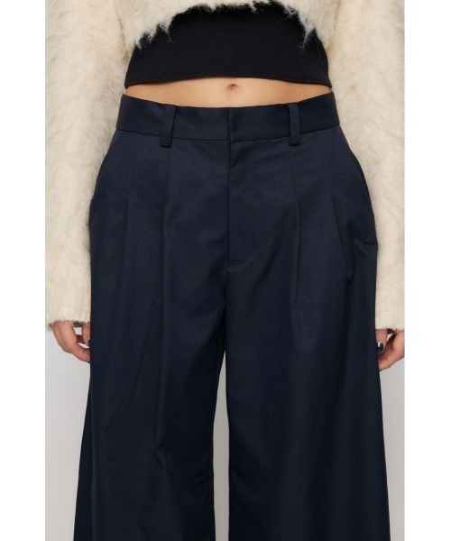 LAGUA GEM（ラグアジェム）の「EYELET TUCK パンツ（その他パンツ・レディース・ベージュ/ネイビー/バーガンディー・X-SMALL/SMALL/MEDIUM）」の16枚目の写真