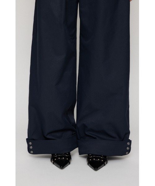 LAGUA GEM（ラグアジェム）の「EYELET TUCK パンツ（その他パンツ・レディース・ベージュ/ネイビー/バーガンディー・X-SMALL/SMALL/MEDIUM）」の18枚目の写真