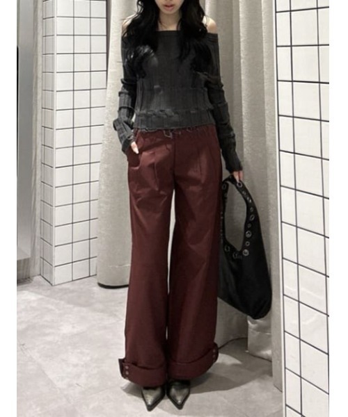 セール】EYELET TUCK パンツ（その他パンツ）｜LAGUA GEM