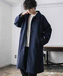 Rocky Monroe（ロッキーモンロー）の「新色追加 オーバーサイズ T M ラグランロングステンカラーコート 2WAYチンストラップ付きスタンドネックロングコート（ステンカラーコート）」