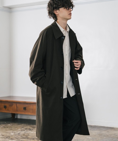 セール】オーバーサイズ T/M ラグランロングステンカラーコート/2WAY