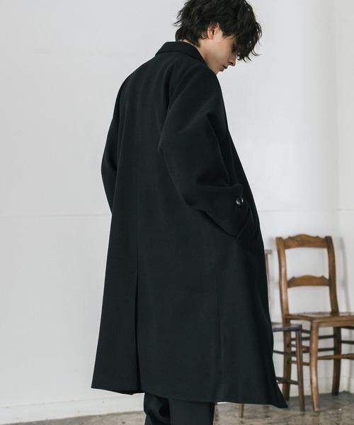 セール】オーバーサイズ T/M ラグランロングステンカラーコート/2WAY