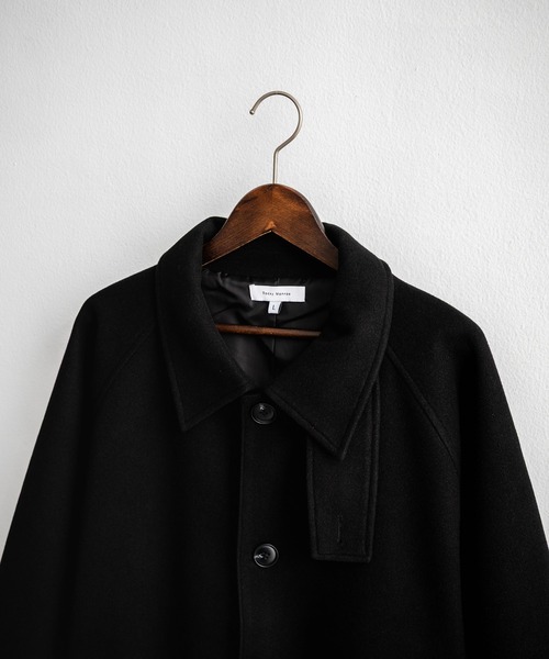 美品✨トゥデイフル　ウールラグランコート　オーバーサイズ　アルパカ混　Mサイズ オーバーサイズ T/M ラグランロングステンカラーコート/2WAYチン