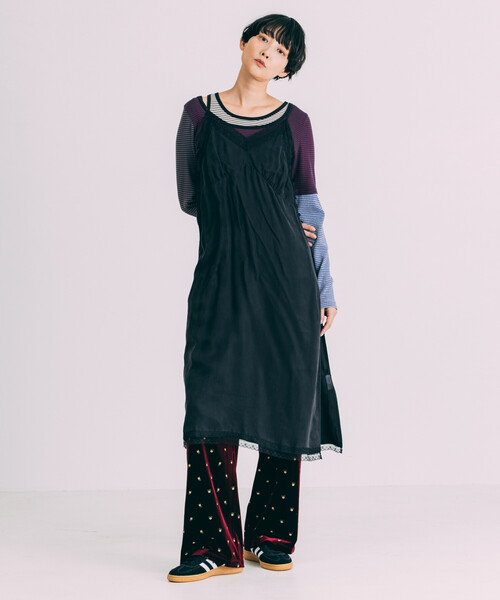freada フリーダ　レース切り替えキャソールワンピース セール】Freada/フリーダ レース 切替 キャミソールドレス（ワンピース