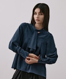 UNITED TOKYO ネイビー　ブラウス UNITED TOKYO｜ユナイテッド トウキョウのシャツ/ブラウス