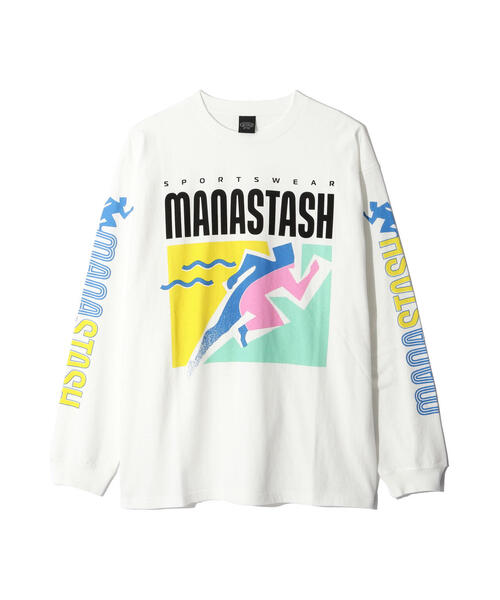 MANASTASH(マナスタッシュ)の「MANASTASH/マナスタッシュ RE:CTN L/S TEE T&F/ロンT(Tシャツ/カットソー・メンズ・ホワイト/ラベンダー/ブラック・L/M/XL/S)」の7枚目の写真